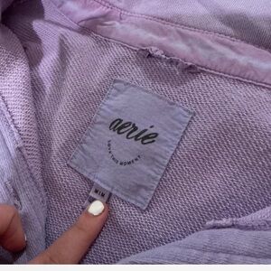 Aerie Soft Purple Knit Top